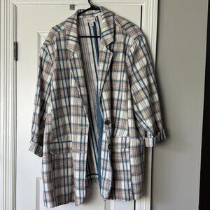 Plaid Blazer from Ava & Viv